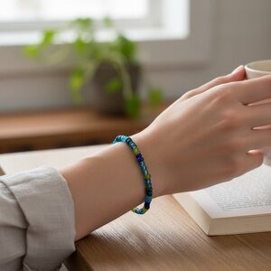 Boutique Handmade Glass Seed Bead Bracelet